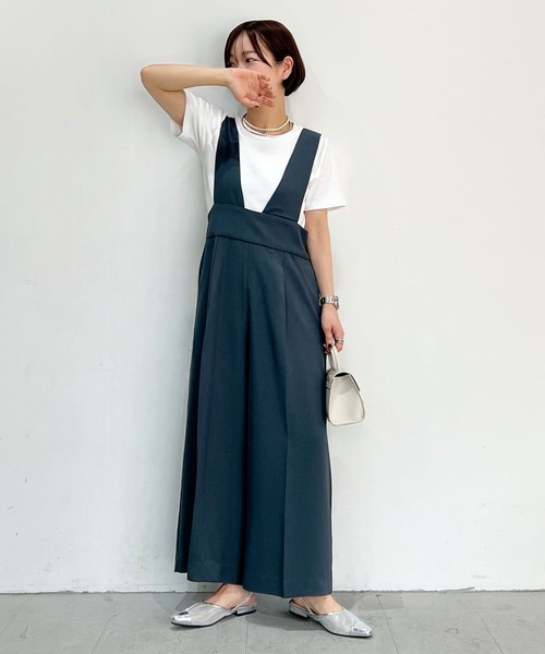 低身長caho146cmさんプロデュース】サロペット　パンツ　BAYLOW 低身長caho146cmさんプロデュース】サロペット（サロペット