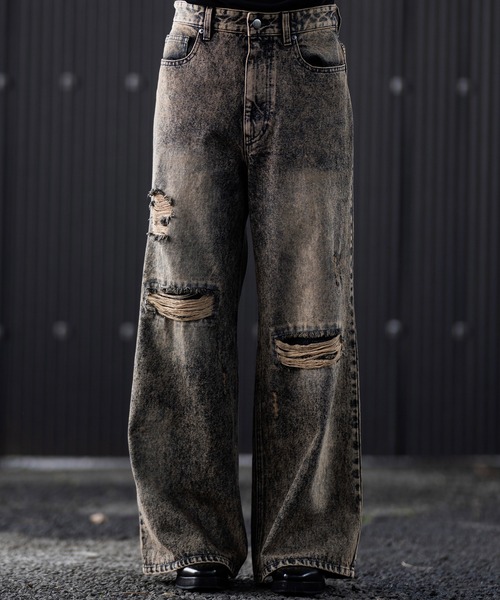 CLEL ジーンズ 「CLEL」Veiled Damage Denim / ヴェイルド