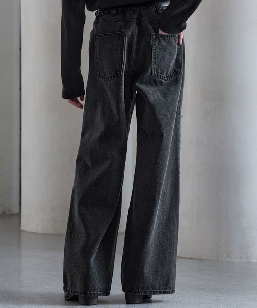 CLEL（クレイル） ジーンズ 「CLEL」Veiled Damage Denim / ヴェイルド