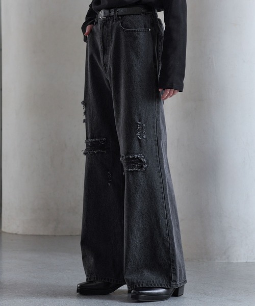 CLEL（クレイル） ジーンズ 「CLEL」Veiled Damage Denim / ヴェイルド
