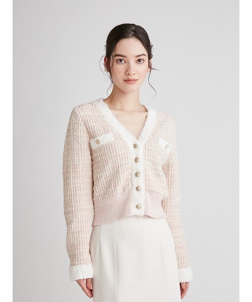 「CELFORD」 ニットカーディガン ONE SIZE ピンク レディース