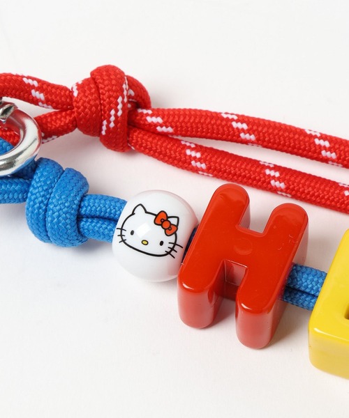 Me%（ミィパーセント） キーホルダー 「HELLO KITTY」ロゴチャーム