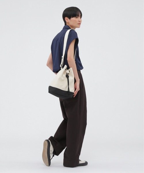 MHL. ショルダーバッグ バッグ COTTON CANVAS レディース