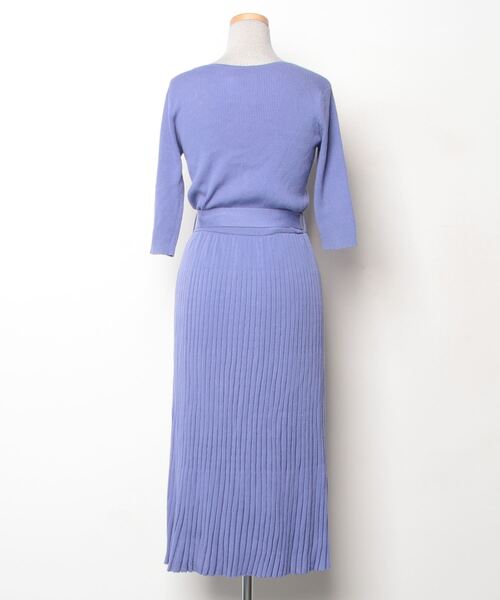 「The Virgnia」 ニットワンピース - パープル レディース_画像2