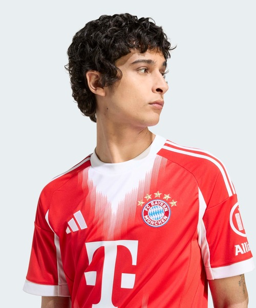 adidas FCバイエルン・ミュンヘン Tシャツ M 新品 adidas tシャツ FCバイエルン 25/26 ホームユニフォーム