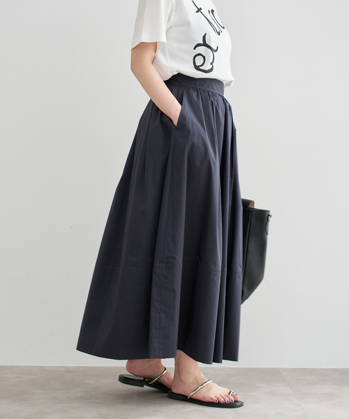 IENA スカート タフタトリミングスカート : ZOZOTOWN Yahoo!店