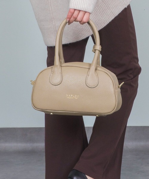 バッグ MARLON MINI BOSTON BAG ボストンバッグ 「MARLON」ミニボストンバッグ 本革 レディース
