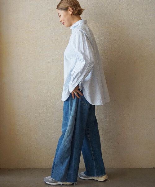 「JOURNAL STANDARD」 長袖シャツ FREE ネイビー レディース JOURNAL STANDARD LUXE 「JOURNAL LUXE」 長袖シャツ FREE バー