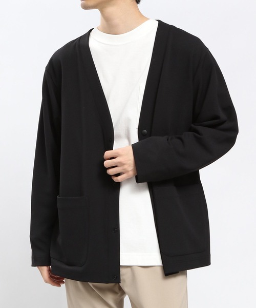 「GLOBAL WORK Smile Seed Store」 カーディガン MEDIUM ブラック メンズ_画像6