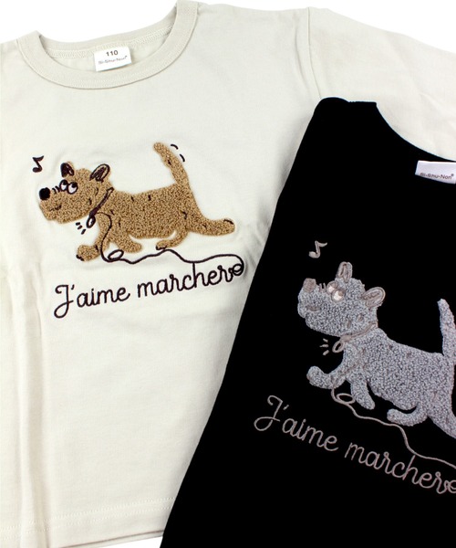 Si・Shu・Non（シ・シュ・ノン） tシャツ イヌモチーフロンT キッズ