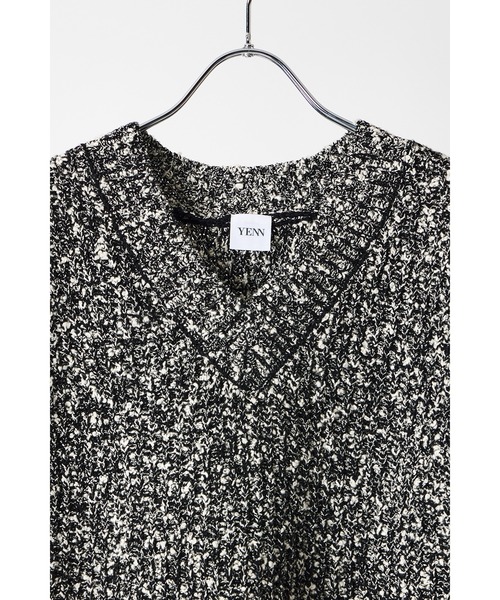 YENN ニット セーター 「 YENN / イエン 」BI COLOR KNIT VEST / バイ