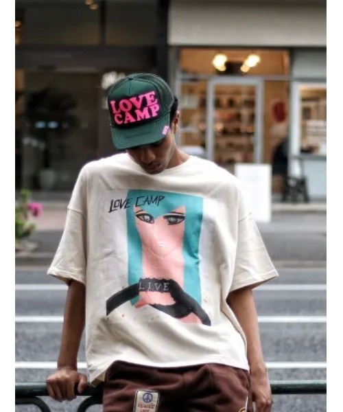 natal design（ネイタルデザイン） tシャツ LOVE CAMP DRIVE WIDE TEE 