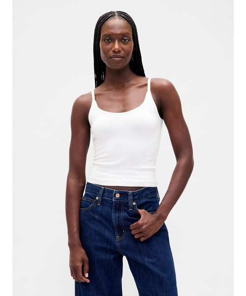 GAP SANDYLIANG カシミヤタッチ クロップドセーター GAP（ギャップ） ニット セーター CashSoft カシミヤタッチ ストレッチ