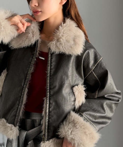 mily bilet ブルゾン アウター 「mily bilet」“令和版甘辛MIX”が即完成