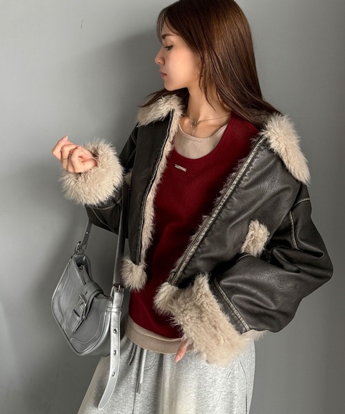 mily bilet ブルゾン アウター 「mily bilet」“令和版甘辛MIX”が即完成