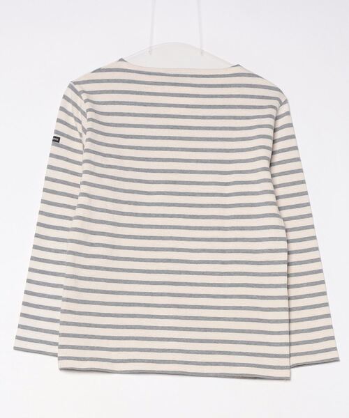 「SAINT JAMES」 ボーダー柄長袖カットソー X-SMALL グレー レディース