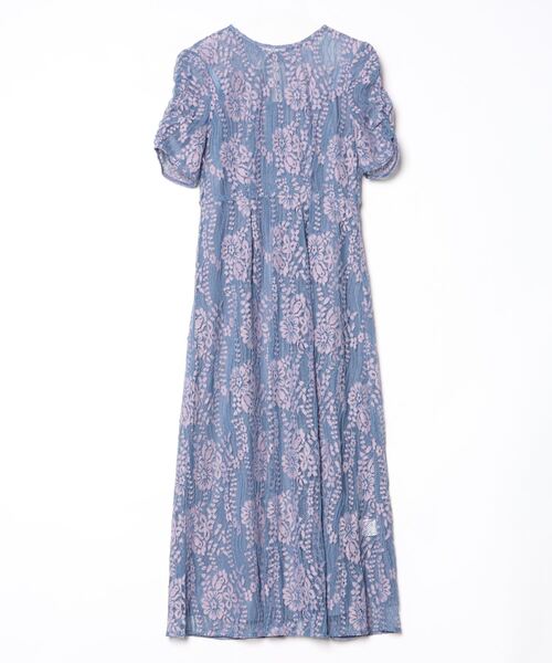 kaene / 半袖ワンピース/36/コットン/BLU/100604 kaene（カエン） 半袖ワンピース 36 ブルー レディース : ZOZOTOWN