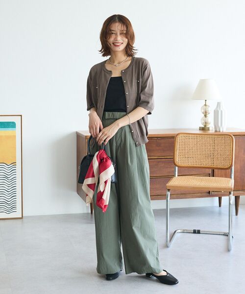 ELENCARE DUE パンツ スリータックパンツ レディース : ZOZOTOWN Yahoo