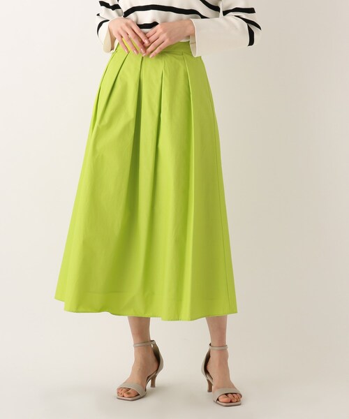 OPAQUE.CLIP（オペークドットクリップ） フレアスカート 38 グリーン