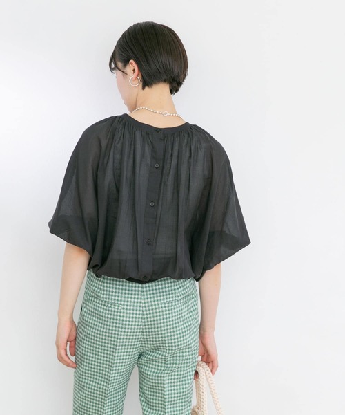 「UR Lab.」 7分袖ブラウス FREE グリーン レディース_画像7