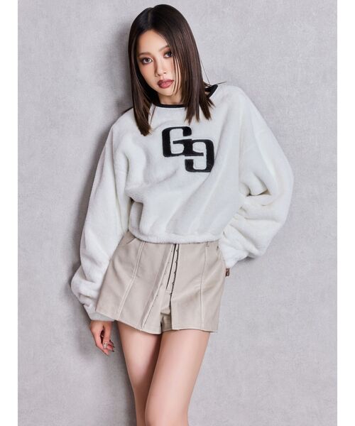 GYDA（ジェイダ） tシャツ GG ECO FURショートトップス レディース