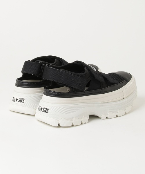 「CONVERSE」 フラットサンダル 4 ブラック系その他 レディースの画像