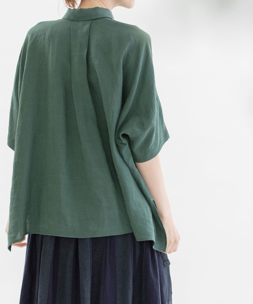 「nop de nod」 半袖シャツ 3 イエロー レディース_画像6