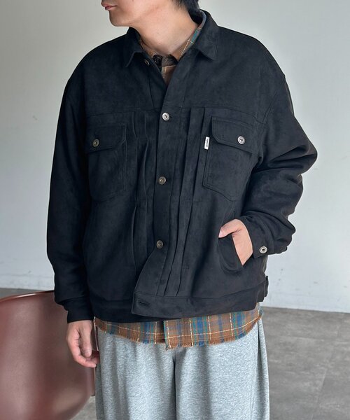 CPCM（シーピーシーエム） ブルゾン アウター フェイクスエード