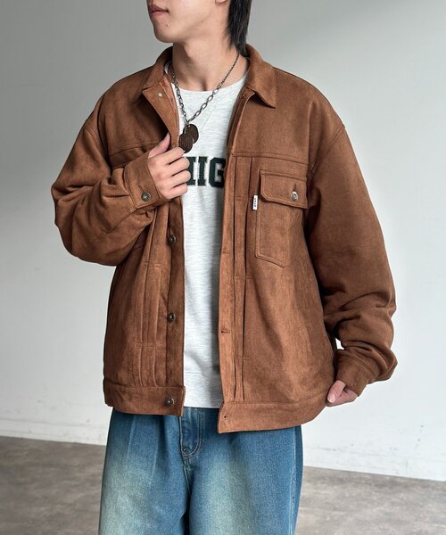 CPCM（シーピーシーエム） ブルゾン アウター フェイクスエード