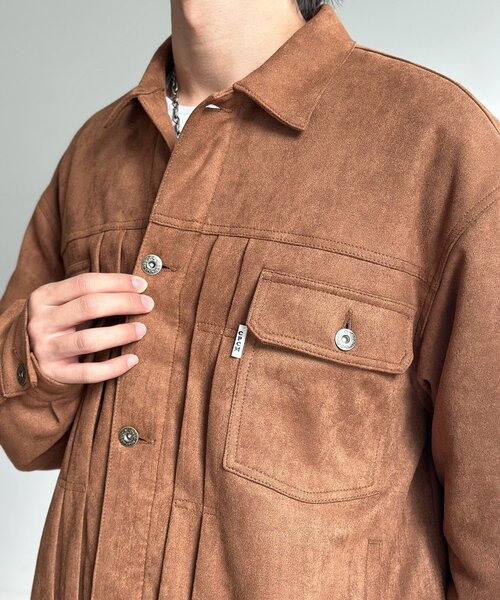 CPCM（シーピーシーエム） ブルゾン アウター フェイクスエード