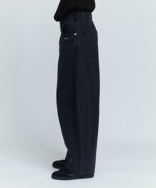 THE CLE」 加工デニムパンツ SMALL ブラック メンズ : ZOZOTOWN Yahoo