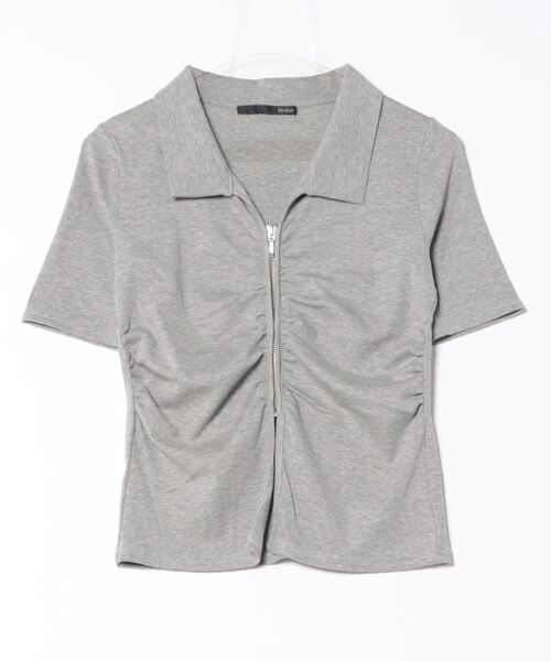 「Heather」 半袖カットソー FREE グレー レディース_画像2