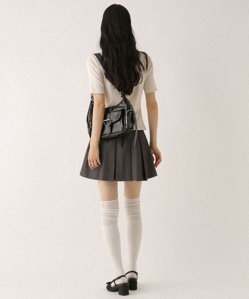 「Heather」 半袖カットソー FREE グレー レディース_画像5