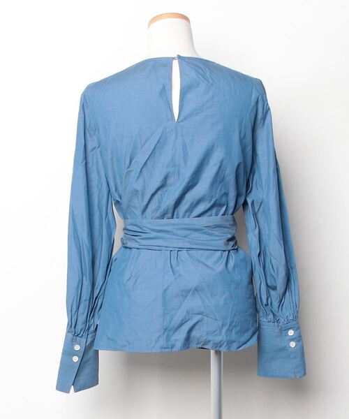 「Abahouse Devinette」 長袖ブラウス FREE ブルー レディース_画像2