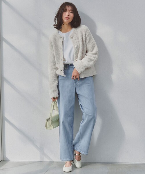 UNFILO（アンフィーロ） ニット セーター 「STORY×UNFILO」シャギー