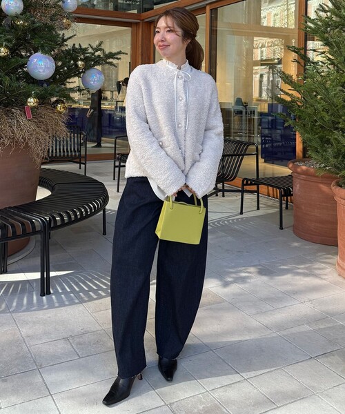 UNFILO（アンフィーロ） ニット セーター 「STORY×UNFILO」シャギー