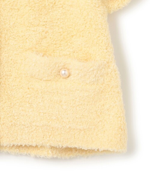 新品タグ付き STORY × UNFILOシャギーニット カーディガン イエロー UNFILO（アンフィーロ） ニット セーター 「STORY×UNFILO」シャギー