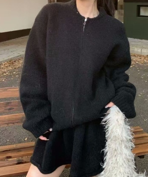 ViViDAY セットアップ 「上下2点セット」ニットカーディガン＋ニット