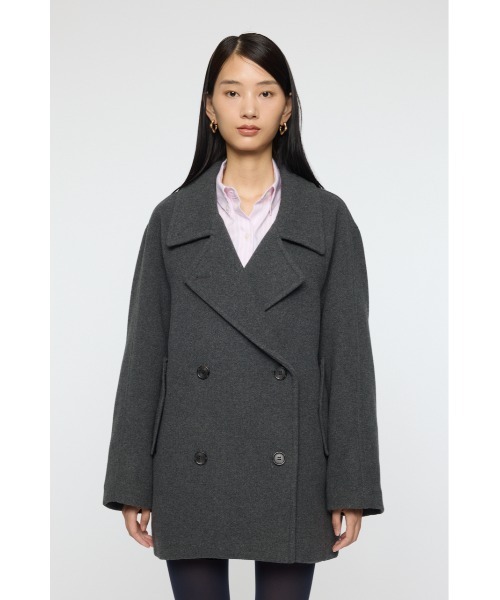 MOUSSY（マウジー） ピーコート pコート DOUBLE BREASTED MID コート
