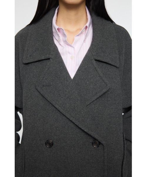 MOUSSY（マウジー） ピーコート pコート DOUBLE BREASTED MID コート