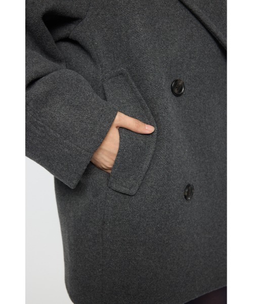 MOUSSY（マウジー） ピーコート pコート DOUBLE BREASTED MID コート