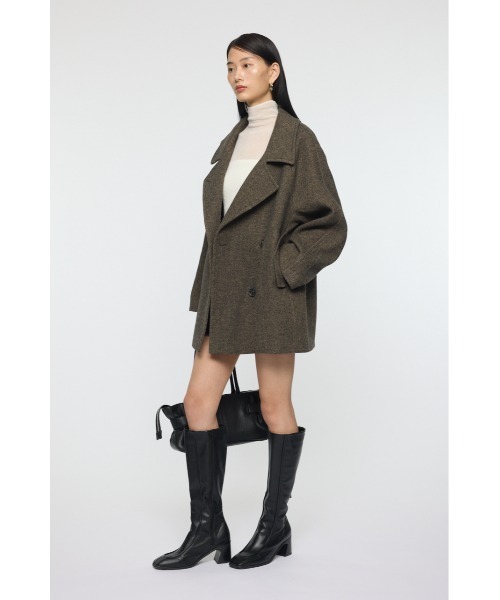 MOUSSY（マウジー） ピーコート pコート DOUBLE BREASTED MID コート