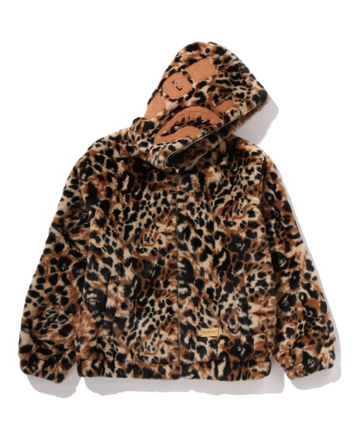A BATHING APE フード付きジャケット A BATHING APE（アベイシングエイプ） ブルゾン アウター WILD LEOPARD