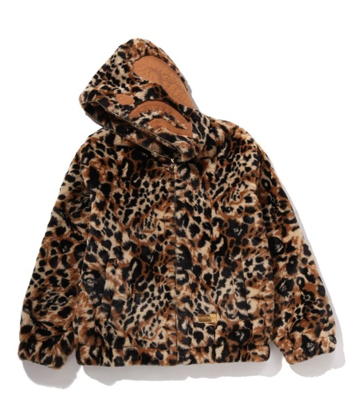 A BATHING APE フード付きジャケット A BATHING APE（アベイシングエイプ） ブルゾン アウター WILD LEOPARD