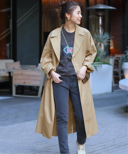 【極美品】ジャーナルスタンダード relume チェスターコート M ベージュ系 JOURNAL STANDARD relume（ジャーナルスタンダード レリューム