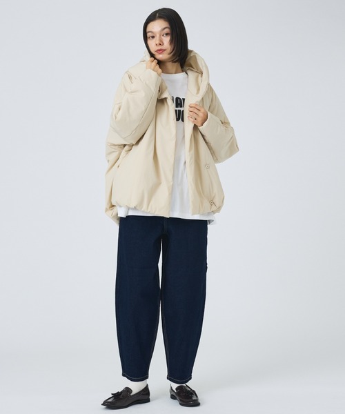 極美品♡ノーブル　ダウン　ジャケット　アウター　ボリュームカラー　コクーン　M Newlyme（ニューリーミー） ダウンコート ダウンジャケット マルチway