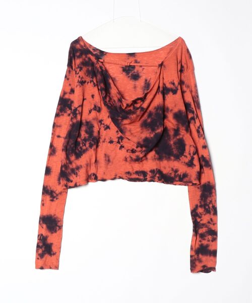 「iliann loeb」 花柄長袖ニット - レッド レディース_画像2