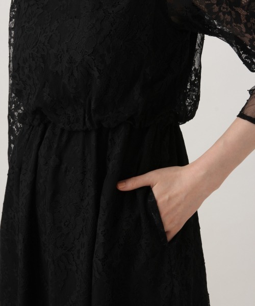 「A part by」 7分袖ワンピース LARGE ライトグリーン レディース_画像5