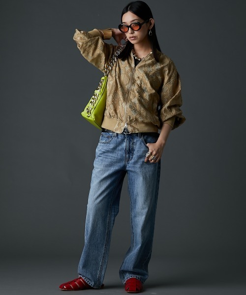 「GEVS.」 「SMILELAND」ブルゾン 4L マスタード レディース_画像7