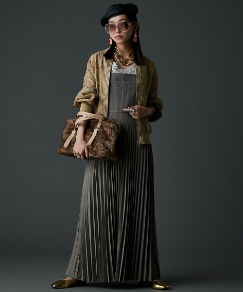 「GEVS.」 「SMILELAND」ブルゾン 4L マスタード レディース_画像8